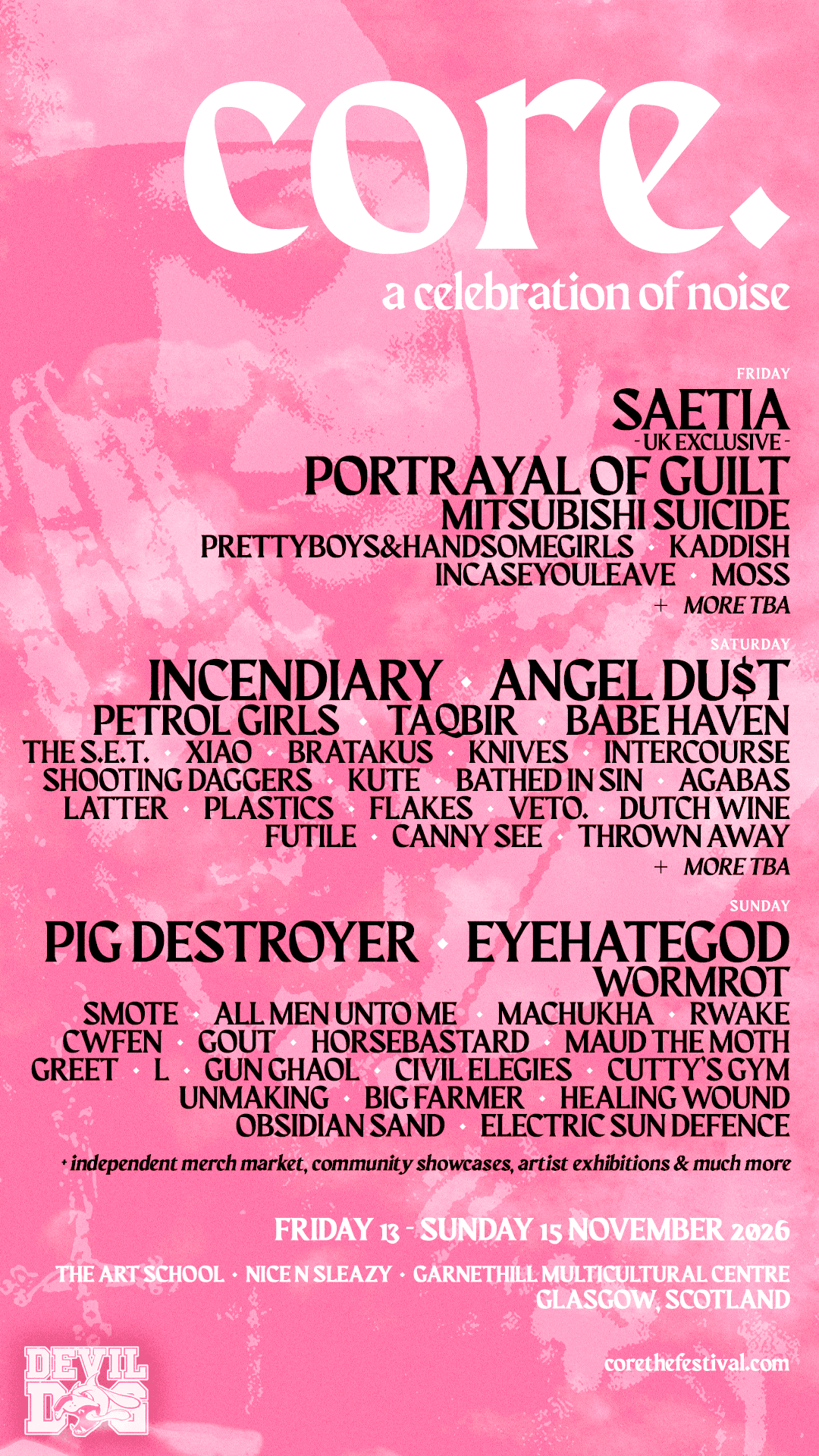 Core lineup